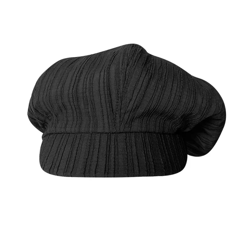 Big Head Newsboy Cap Women Beret Vintage Painter Spring Summer Autumn Winter Hats Houndstooth Octagonal Cap Female Bone Male 005
