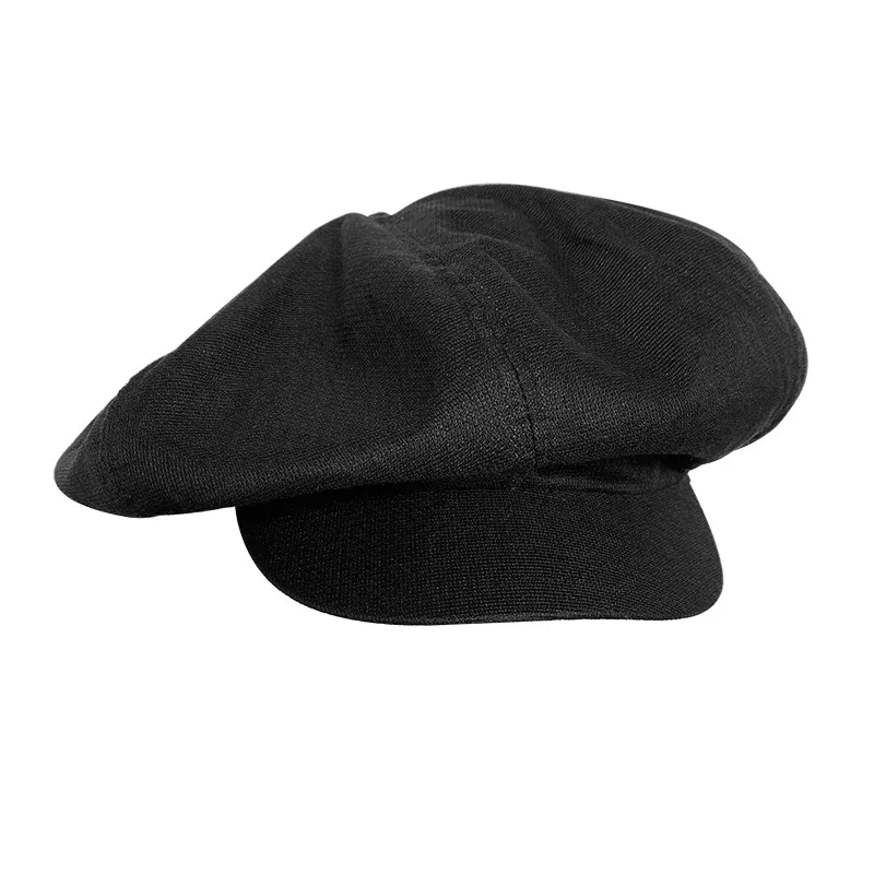 Big Head Newsboy Cap Women Beret Vintage Painter Spring Summer Autumn Winter Hats Houndstooth Octagonal Cap Female Bone Male 005
