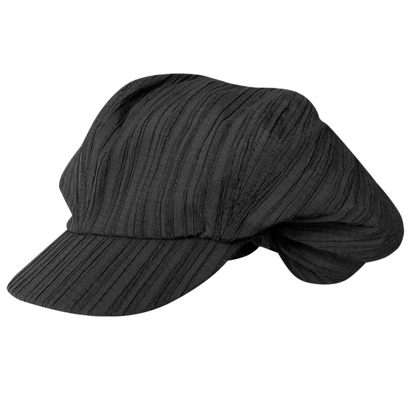 Big Head Newsboy Cap Women Beret Vintage Painter Spring Summer Autumn Winter Hats Houndstooth Octagonal Cap Female Bone Male 005