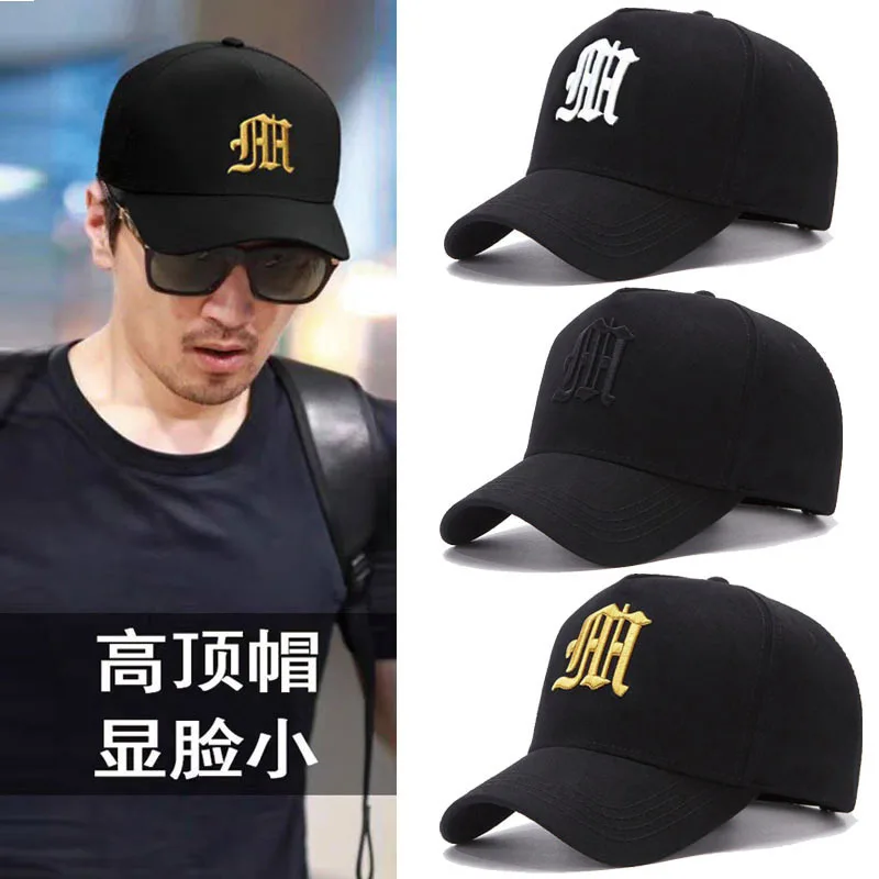 10 Styles High Crown Big Head Men Women Large Size Baseball Cap Cotton Sport Hats Top Grade OverSize Snapback Hat 56-61cm 62-64m