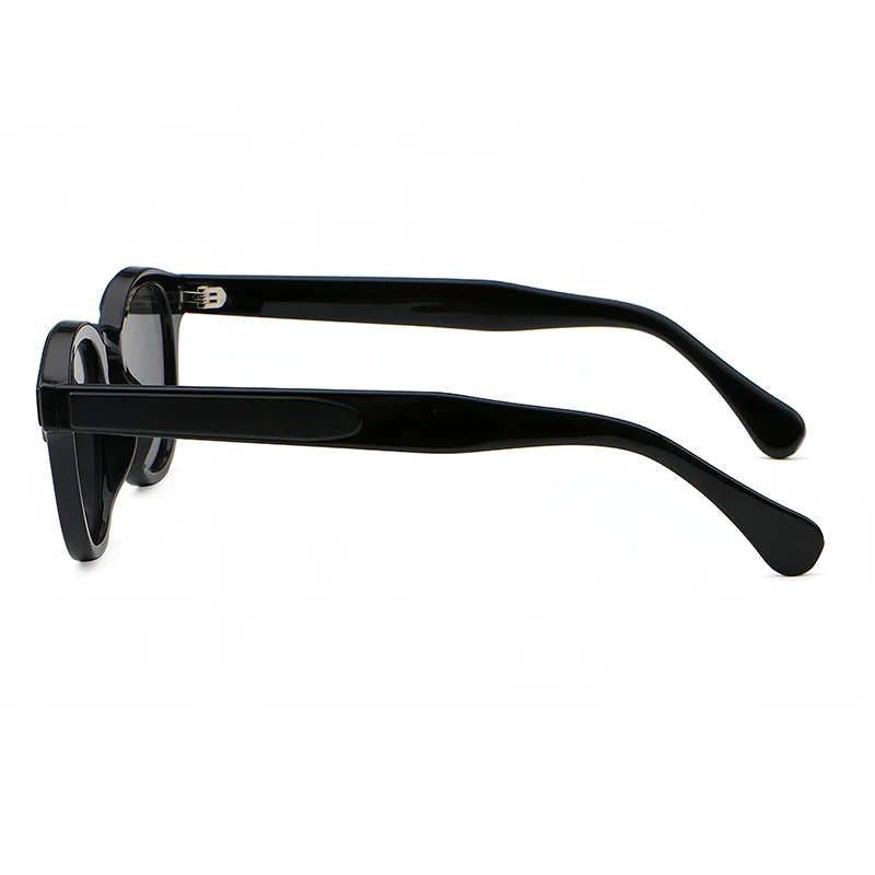 HBK Round Retro Sunglasses Men Fashion Propionic Leg Insertion Sun Glasses Women's Travel Outdoor Travel Driving Beach Eyewear