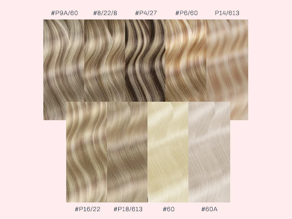 Moresoo Blonde Tape in Hair Extensions Human Hair Natural Straight Seamless Invisible Tape Remy Brazilian Hair for Beauty