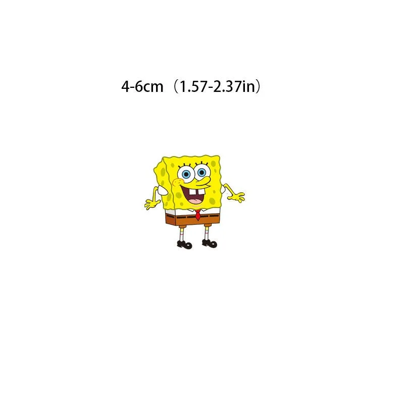 40PCS SpongeBob SquarePants Patrick Star Stickers Cute Cartoon Mobile Phone Case Notebook Cup Computer Stickers Wholesale
