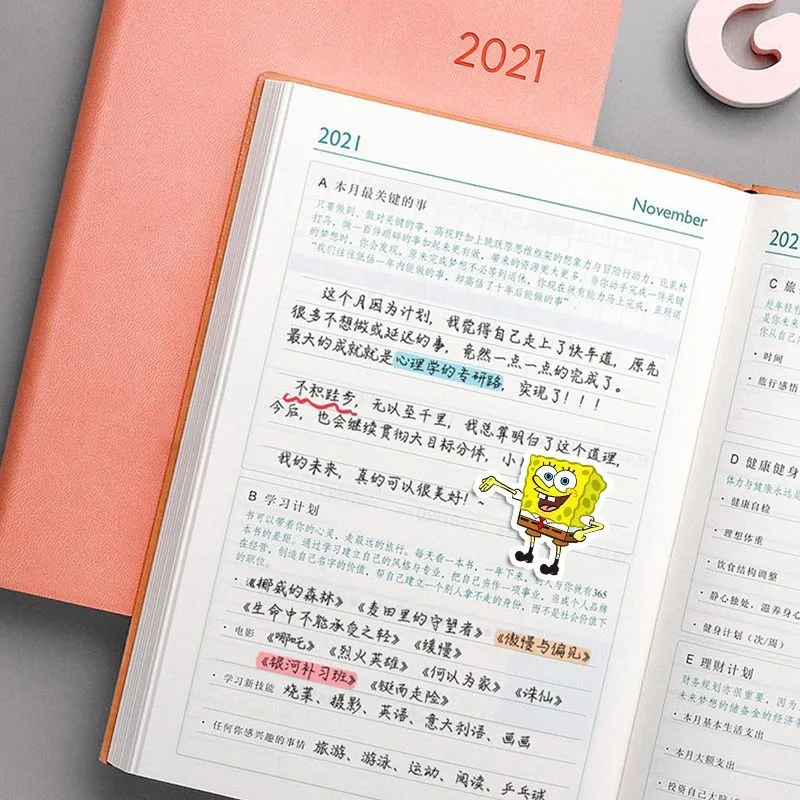 40PCS SpongeBob SquarePants Patrick Star Stickers Cute Cartoon Mobile Phone Case Notebook Cup Computer Stickers Wholesale