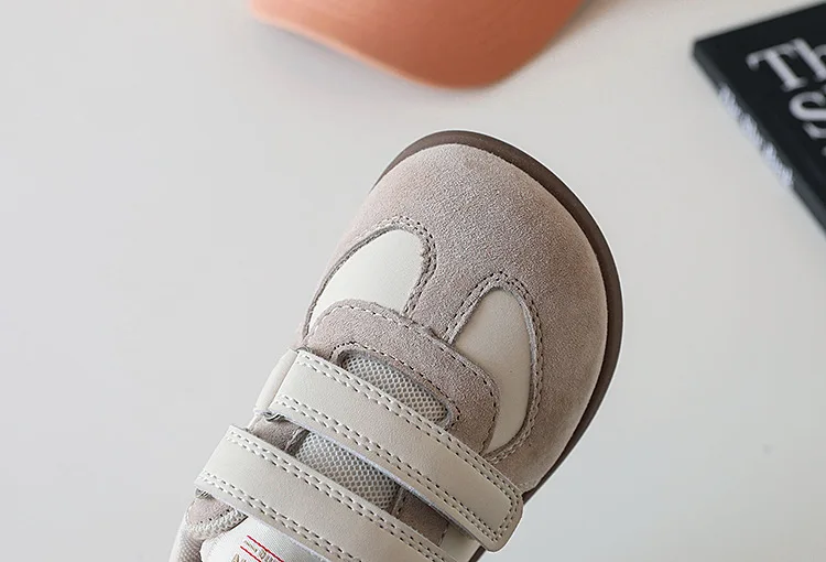 2026 New Spring/Autumn Children Shoes Leather Breathable Kids Casual Shoes Non-slip Fashion Toddler Girls Boys Sneakers EU 22-30