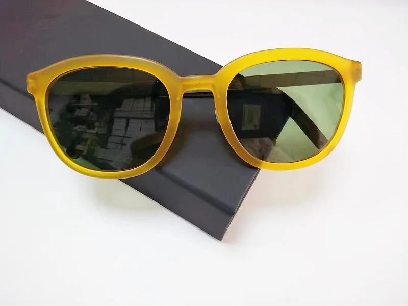 Denmark Round Sunglasse Polarized Men Sun Glasses Eyeglasses Women Vintage Rectangular UV400 Acetate Frame Optical Color Lens