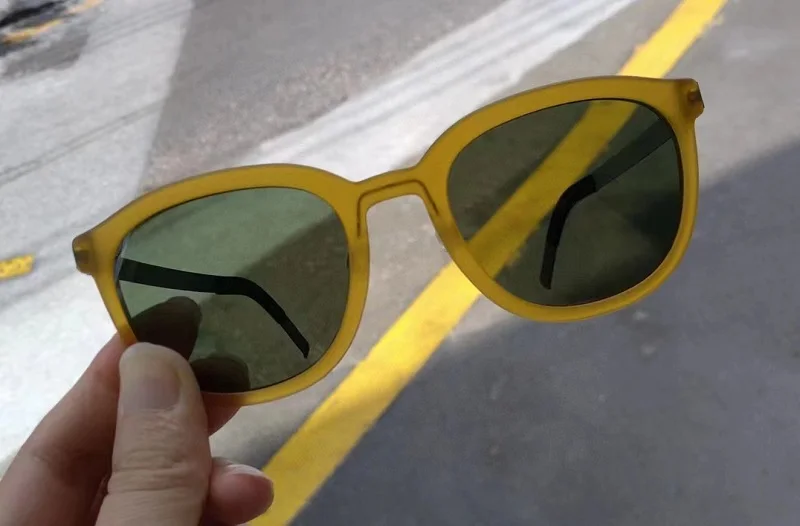 Denmark Round Sunglasse Polarized Men Sun Glasses Eyeglasses Women Vintage Rectangular UV400 Acetate Frame Optical Color Lens