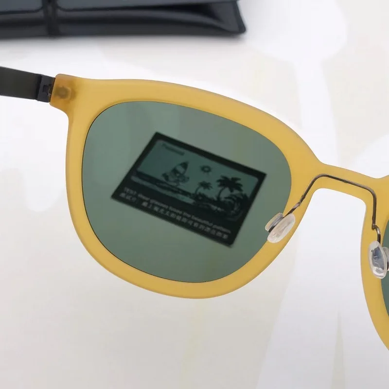 Denmark Round Sunglasse Polarized Men Sun Glasses Eyeglasses Women Vintage Rectangular UV400 Acetate Frame Optical Color Lens