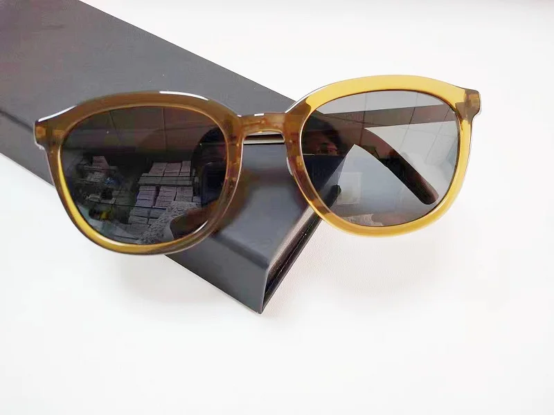 Denmark Round Sunglasse Polarized Men Sun Glasses Eyeglasses Women Vintage Rectangular UV400 Acetate Frame Optical Color Lens