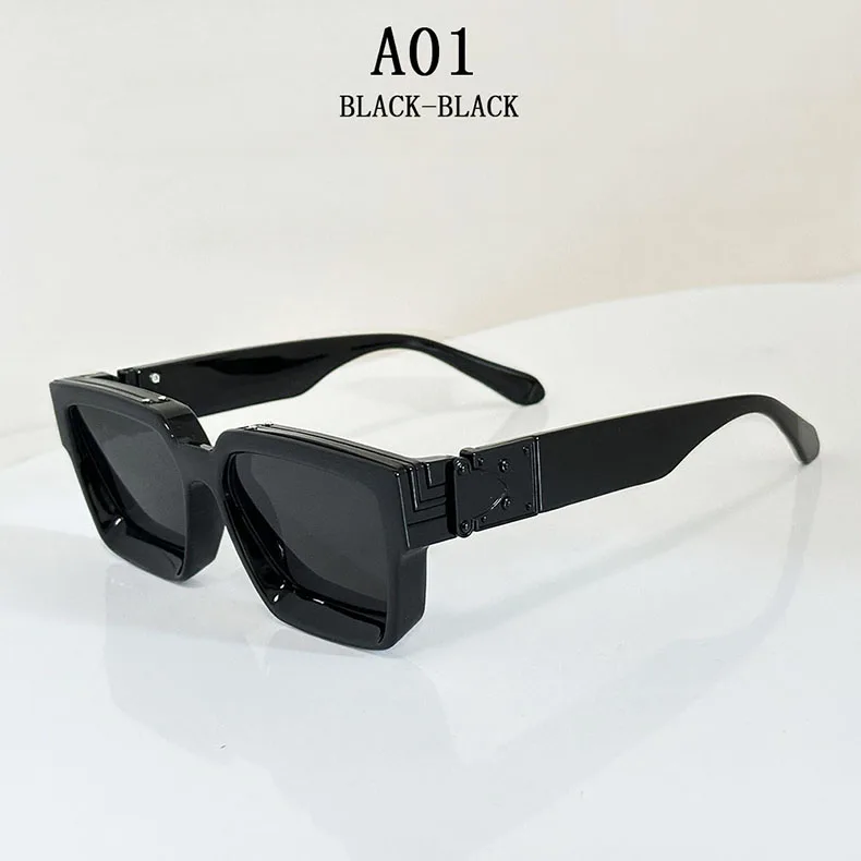 Millionaire Square Sunglasses For Men Retro Sunscreen Sunglasses Women Trendy And Fashionable Vintage Fashion Glasses Zonnebril