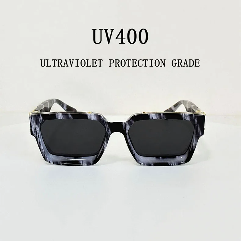 Millionaire Square Sunglasses For Men Retro Sunscreen Sunglasses Women Trendy And Fashionable Vintage Fashion Glasses Zonnebril