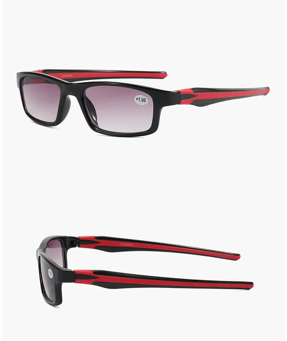 Sport Ultra-light Square Frame Sunglasses for Men and Women Fashion Travel Driving Eyewear Unisex Reading Glasses +1.0 To +4.0