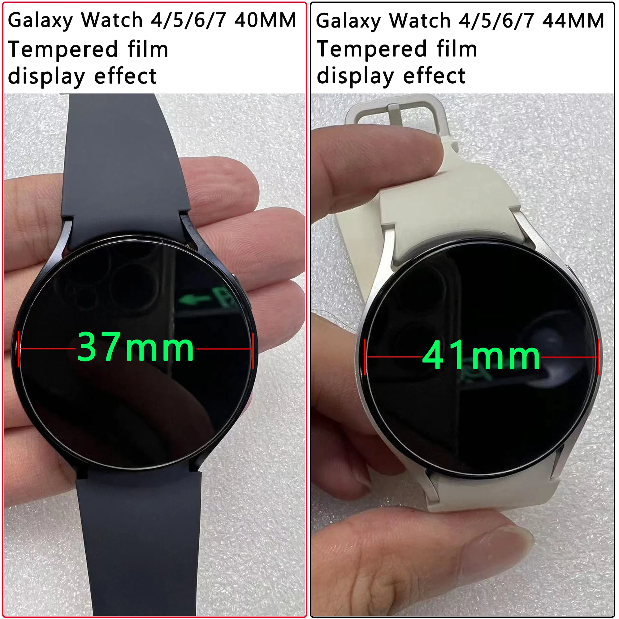 9H Tempered Glass for Samsung Galaxy Watch 4 5 6 7 40/44mm Classic 42/46mm Watch 3 41/45mm Anti Scrach Film HD Screen Protectors