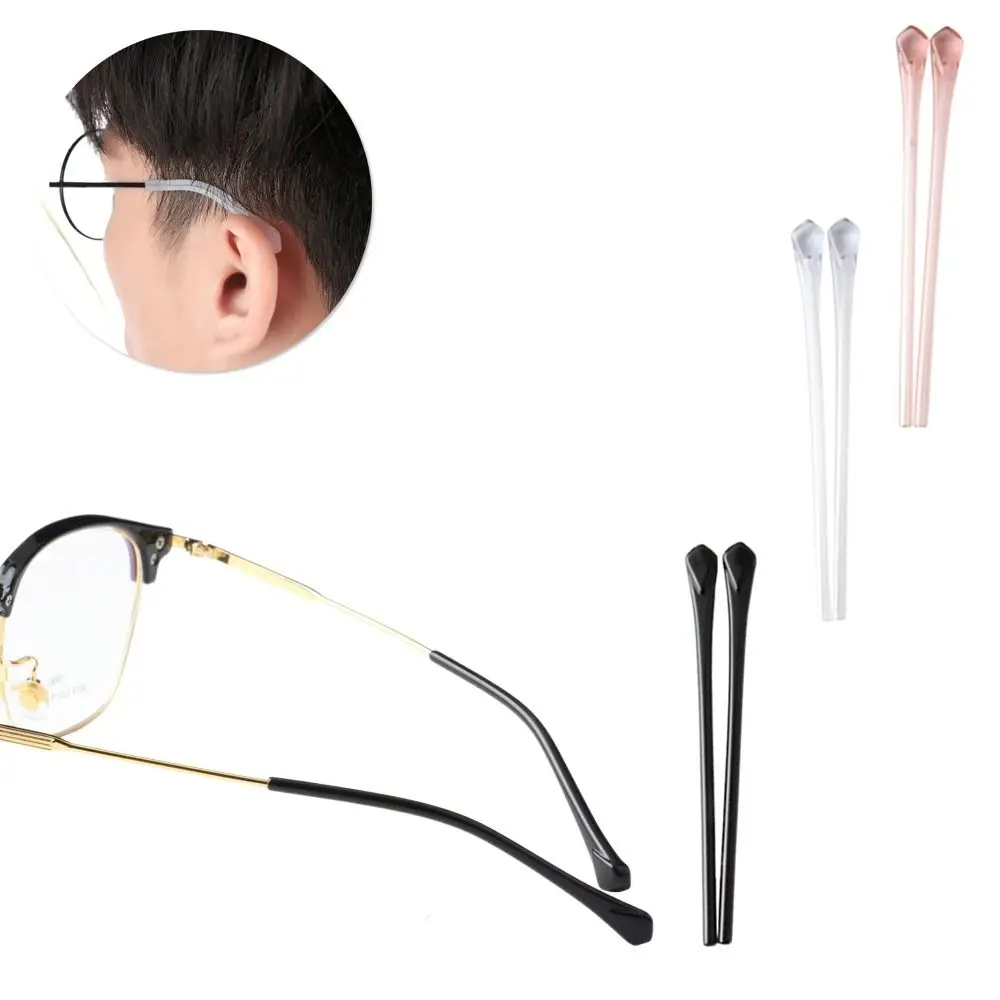 Glasses Anti-slip Sleeves Temple Tip Stoppers Holder Eyeglasses Grip Anti Slip Ear Hook Eyeglass Eye Glasses Eyewear Retainer