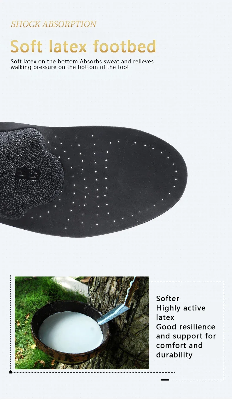1Pair Leather Insoles for Men Women Orthopedic Insoles Arch Support Inserts High Quality Breathable Shoe Pads Deodorising Feet