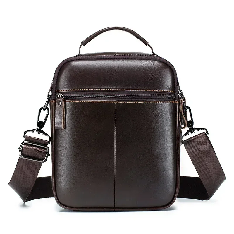 New Handbag Men's Bag Genuine Leather Shoulder Bag Husband Luxury Design Messenger Bag Crossbody Bags for Men