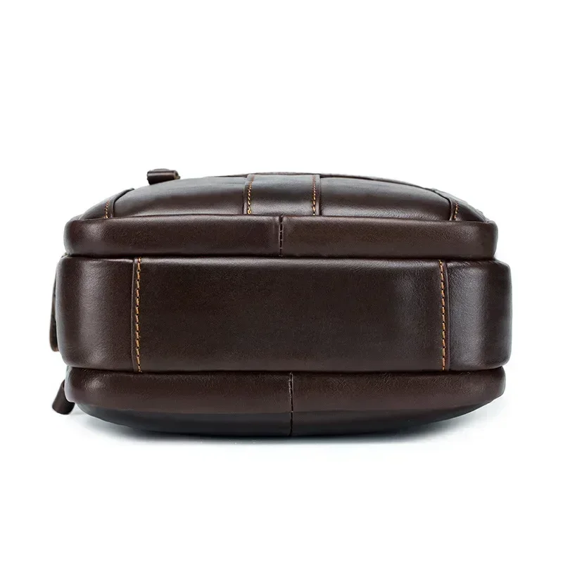 New Handbag Men's Bag Genuine Leather Shoulder Bag Husband Luxury Design Messenger Bag Crossbody Bags for Men