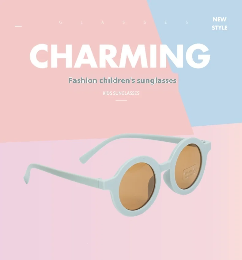 Children's Sunglasses, Parent-Child Frosted Glasses, New 3-8 Year Old Baby Decoration Runway, Trend, Children's Sunglasses