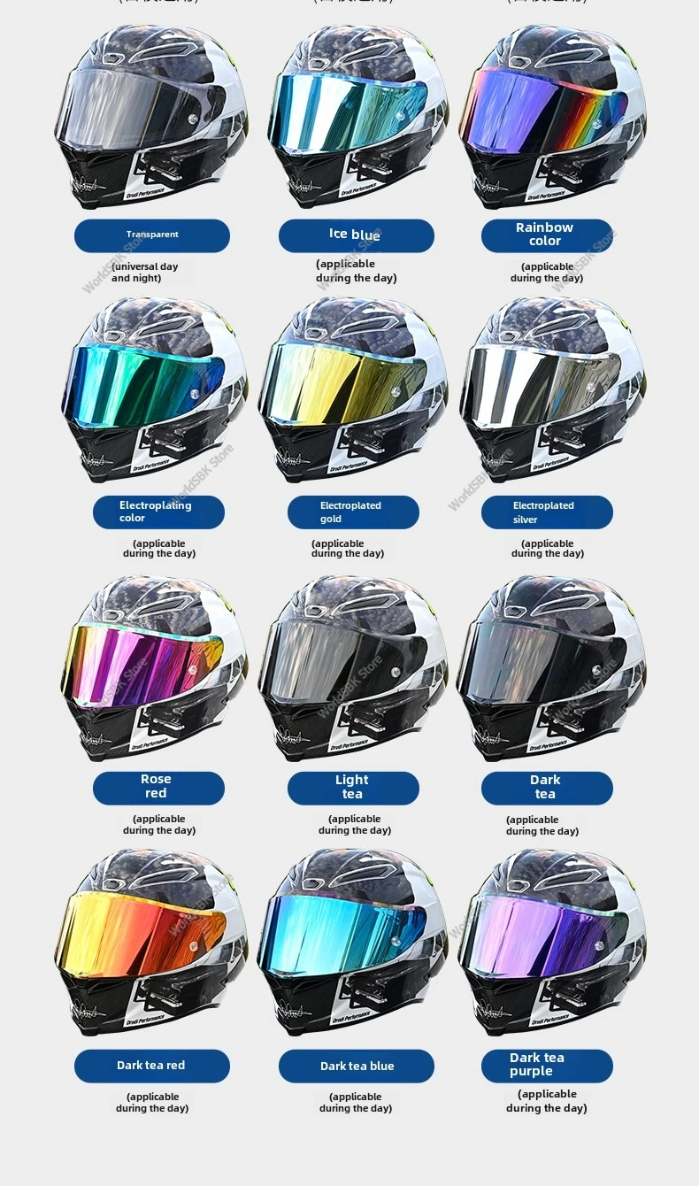 Motorcycle Helmet Visor PISTA GPR GPRR CORSA R RACE 3 Helmet Shield Uv Protection Windshield Casco Moto Accessories for AGV
