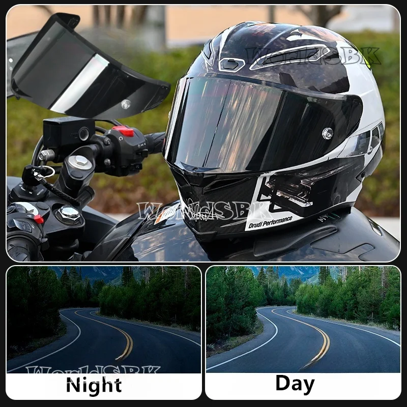 Motorcycle Helmet Visor PISTA GPR GPRR CORSA R RACE 3 Helmet Shield Uv Protection Windshield Casco Moto Accessories for AGV