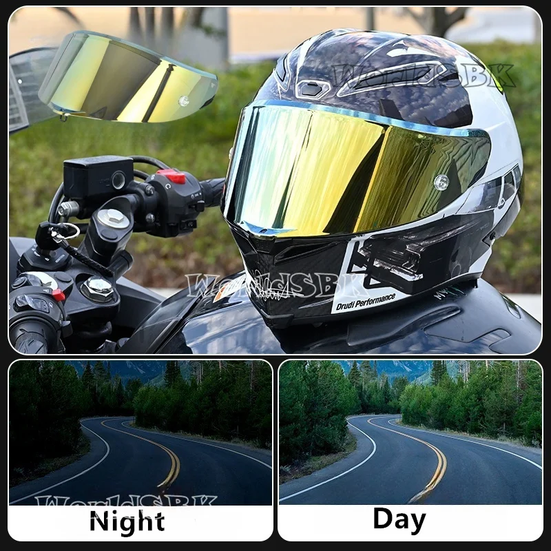 Motorcycle Helmet Visor PISTA GPR GPRR CORSA R RACE 3 Helmet Shield Uv Protection Windshield Casco Moto Accessories for AGV