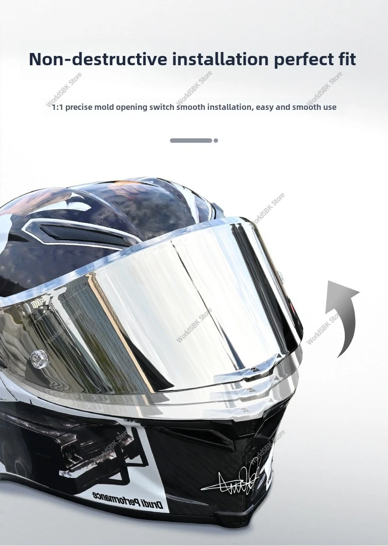 Motorcycle Helmet Visor PISTA GPR GPRR CORSA R RACE 3 Helmet Shield Uv Protection Windshield Casco Moto Accessories for AGV
