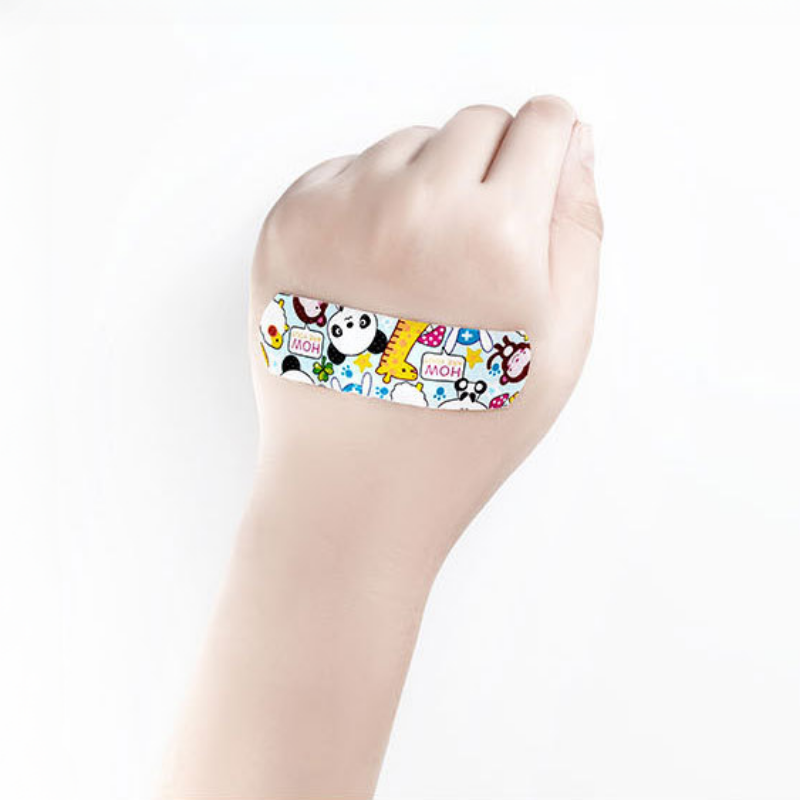 100pcs/set Cartoon Band Aid for Children Vaccination Patch Wound Dressing Sticking Plaster First Aid Strips Adhesive Bandages
