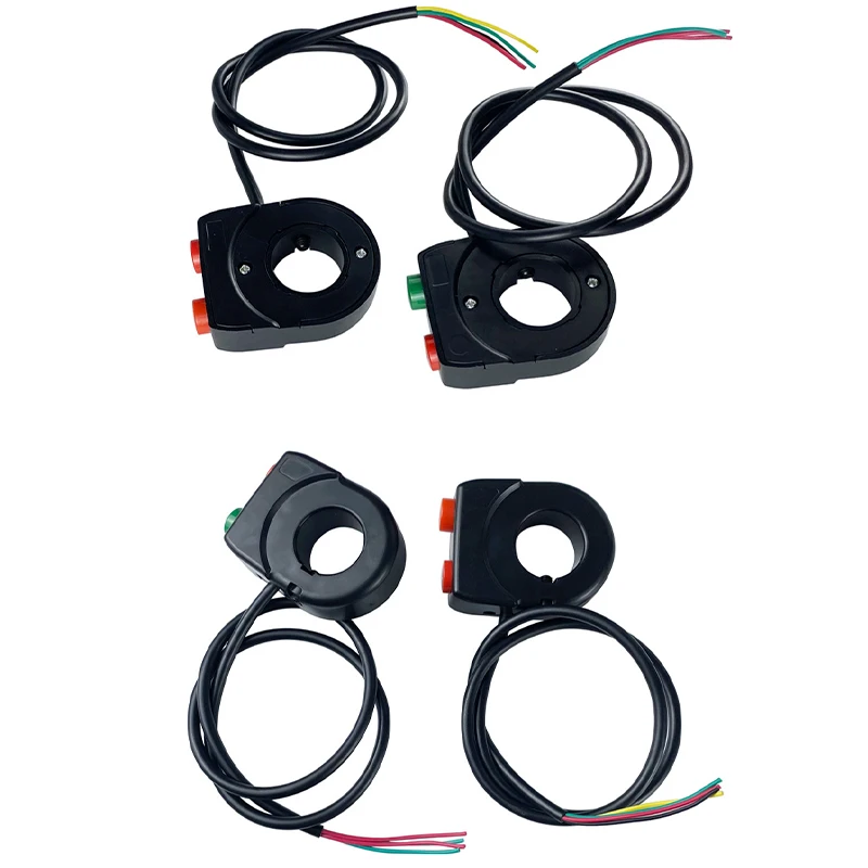 22mm Handlebar Horn and Headlight Combination Button Switch for Motorcycle E-bike Scooter Universal Refit Accessories