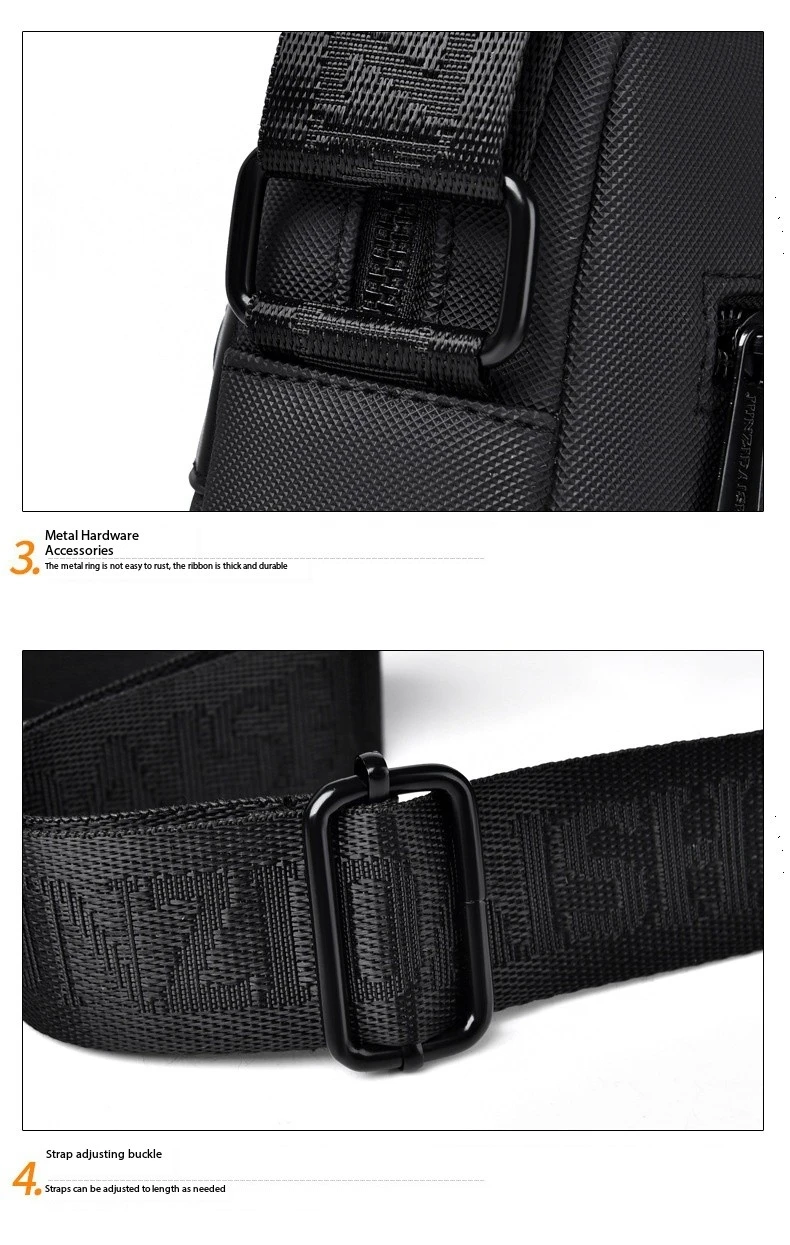 New Kangaroo Luxury Brand Business Messenger Bag Men Crossbody Bag Man Shoulder Bags Male Oxford Casual Business Handbag