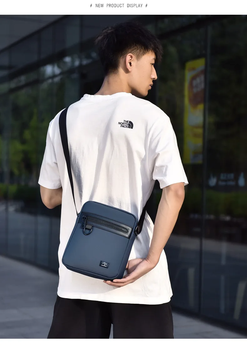New Kangaroo Luxury Brand Business Messenger Bag Men Crossbody Bag Man Shoulder Bags Male Oxford Casual Business Handbag