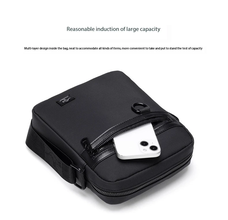 New Kangaroo Luxury Brand Business Messenger Bag Men Crossbody Bag Man Shoulder Bags Male Oxford Casual Business Handbag