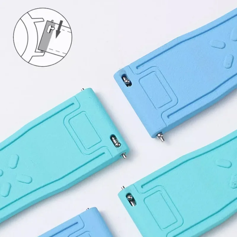 Quick Release Watch Straps for IWC PILOT Portugal PORTOFINO 20mm 21mm 22mm Premium Grade Rubber Bands Waterproof Sport Bracelets