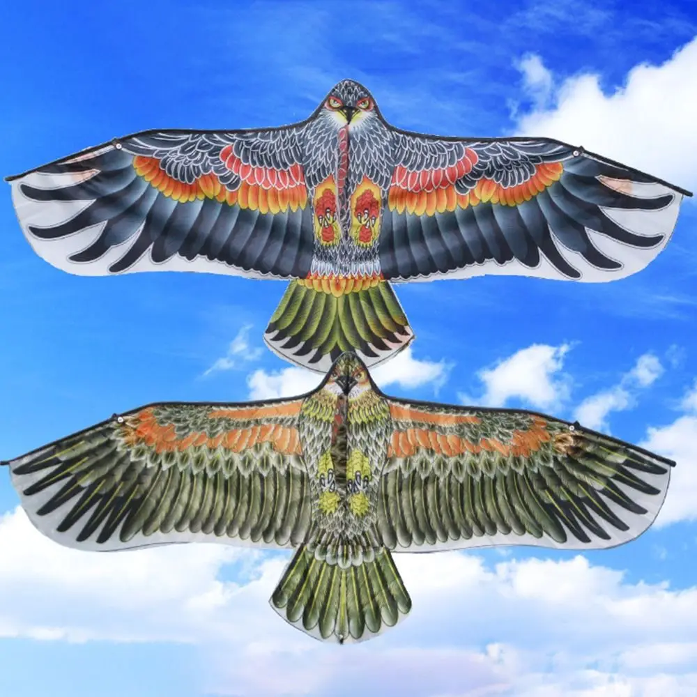 Transparent Garden Outdoor Sports Family Trips Plastic Eagle Kite Large Eagle Kites Kite Line Flying Bird Kites