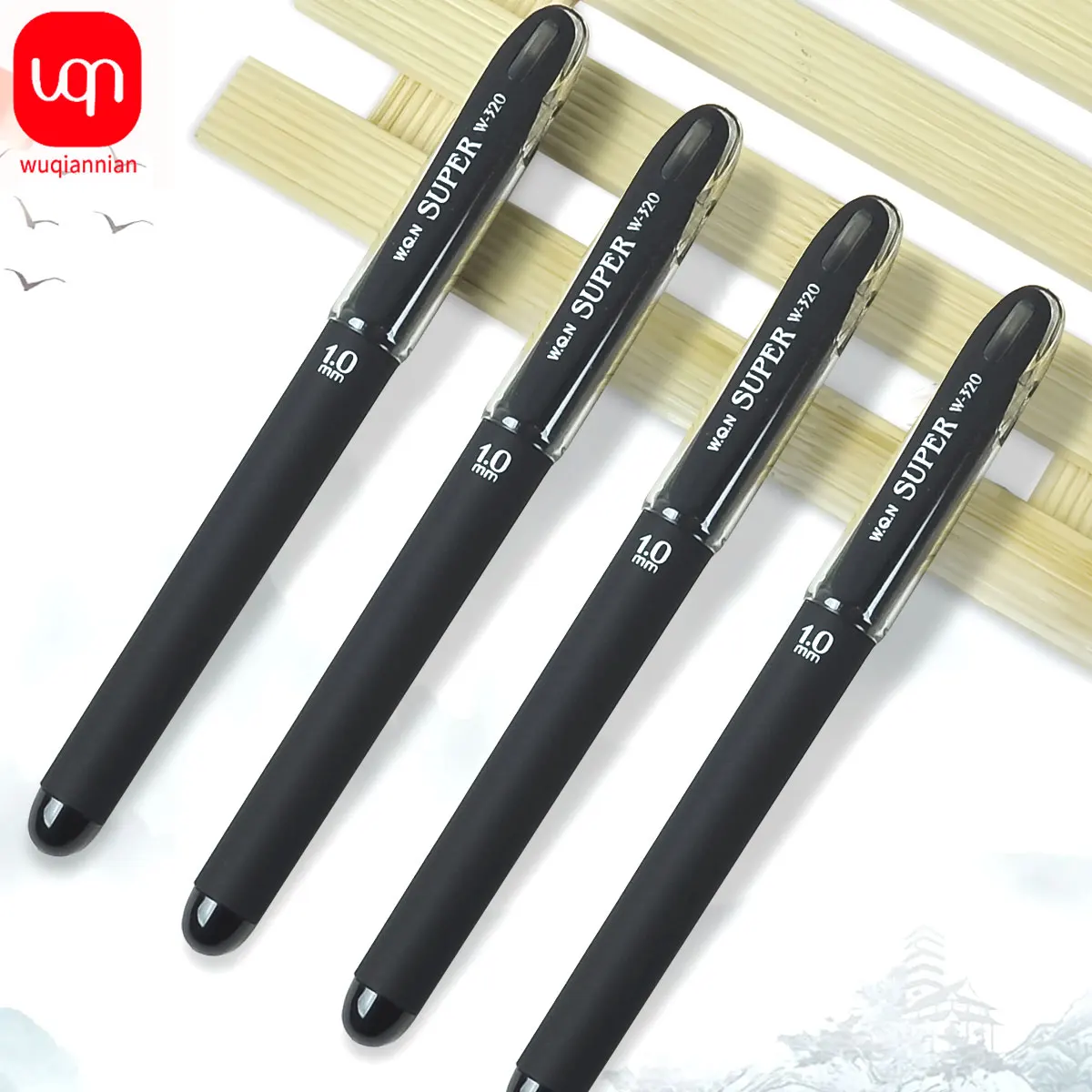 Gel Pen High Capacity Black Ink 1.0mm High Quality Very Good Writing Gel Ink Pen Office And School Gel Pen Supplies