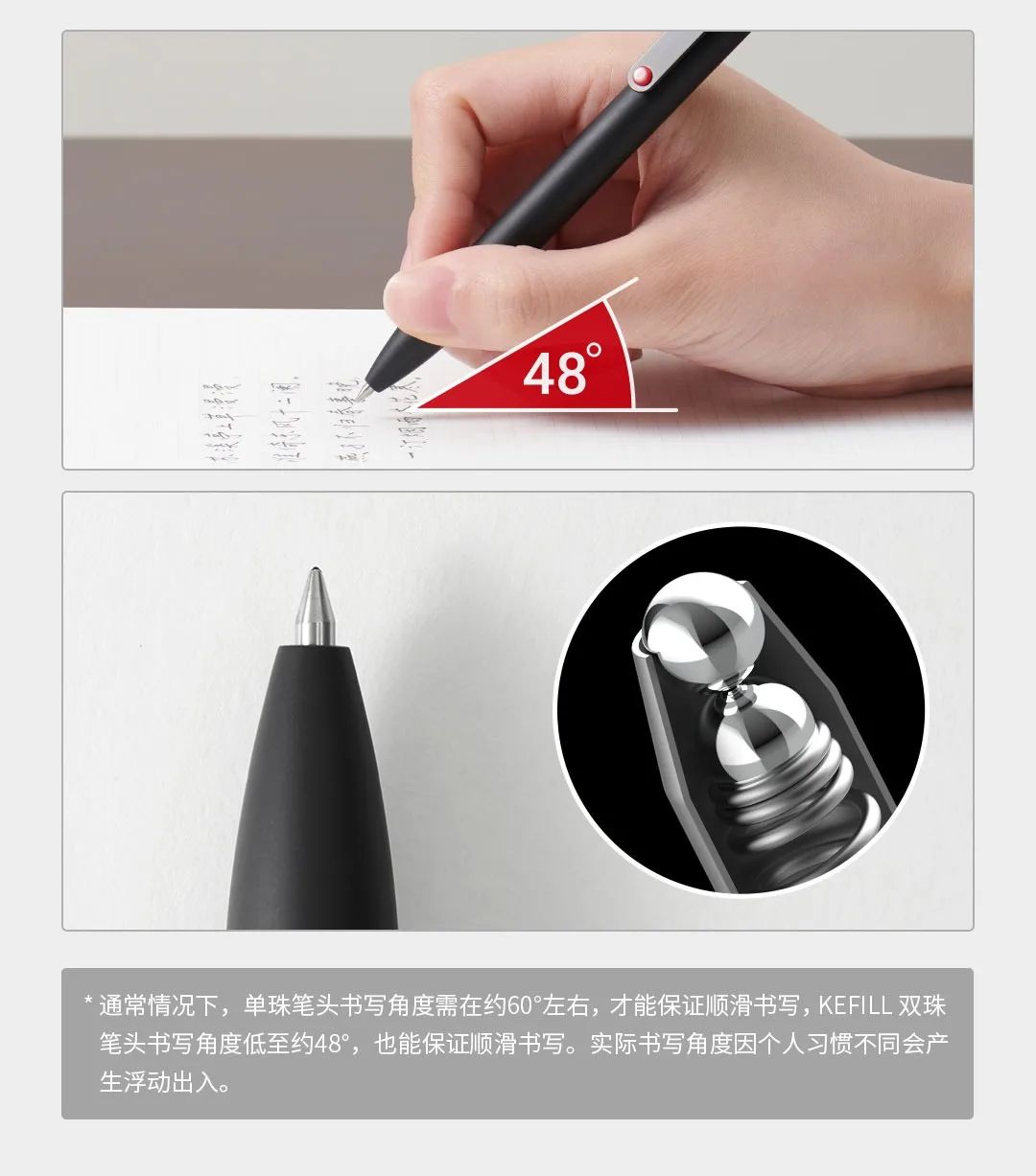 Kaco Midot Gel Pen Luxury Quick Dry 0.5mm Black Signature Stylos With Metal Pen Clip 800M Writing Length Neutral Canetas School