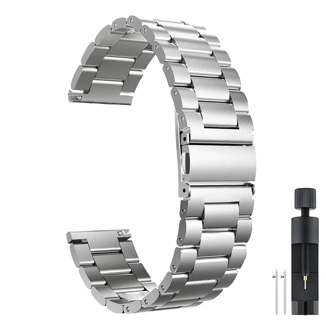 Metal Strap For Samsung Galaxy Watch 7 5 4 40mm 44mm Stainless Steel Band For Samsung Watch 6 43mm 47mm Business Bracelet Correa