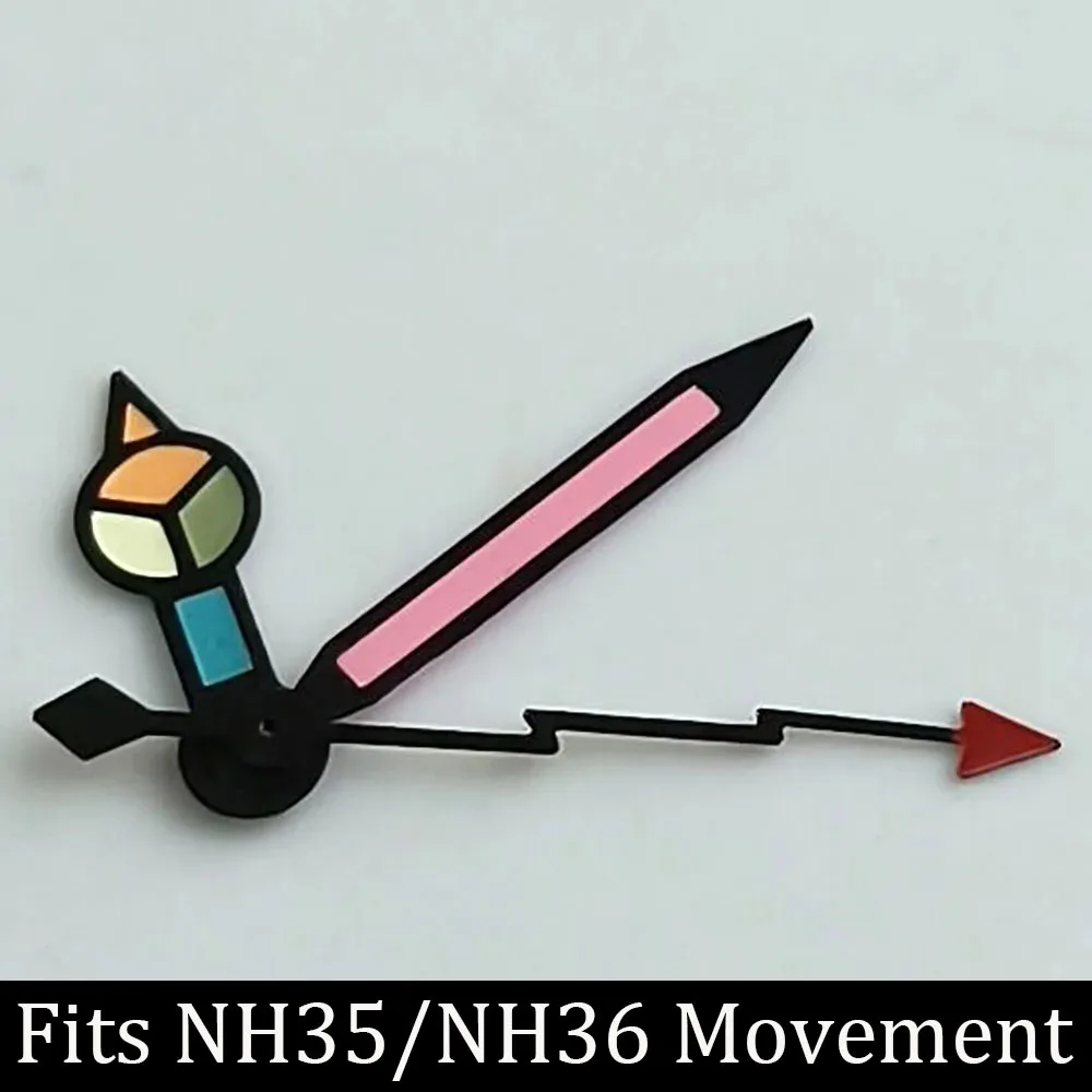 High Quality Watch Hands Blue-Green/Green Luminous Hands Suitable for N H35 NH36/ETA 2836 2824/8205 8215 Movements