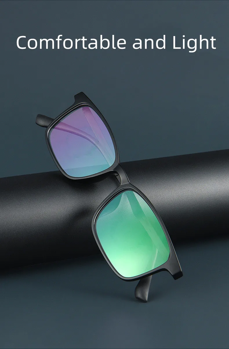 New 2024 Business Eyewear Retro Big Square TR90 Titanium Eyeglasses Myopia Optical Prescription Glasses Frame For Men A1003