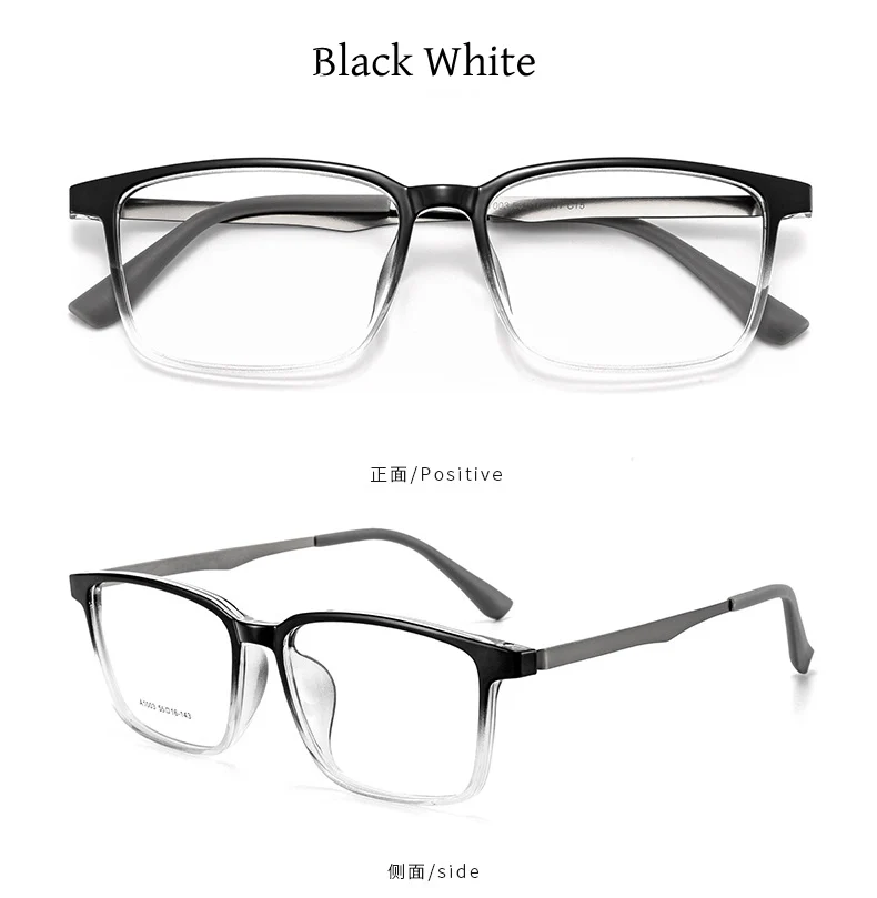 New 2024 Business Eyewear Retro Big Square TR90 Titanium Eyeglasses Myopia Optical Prescription Glasses Frame For Men A1003