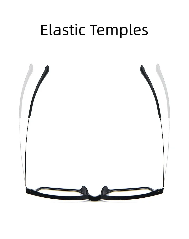 New 2024 Business Eyewear Retro Big Square TR90 Titanium Eyeglasses Myopia Optical Prescription Glasses Frame For Men A1003