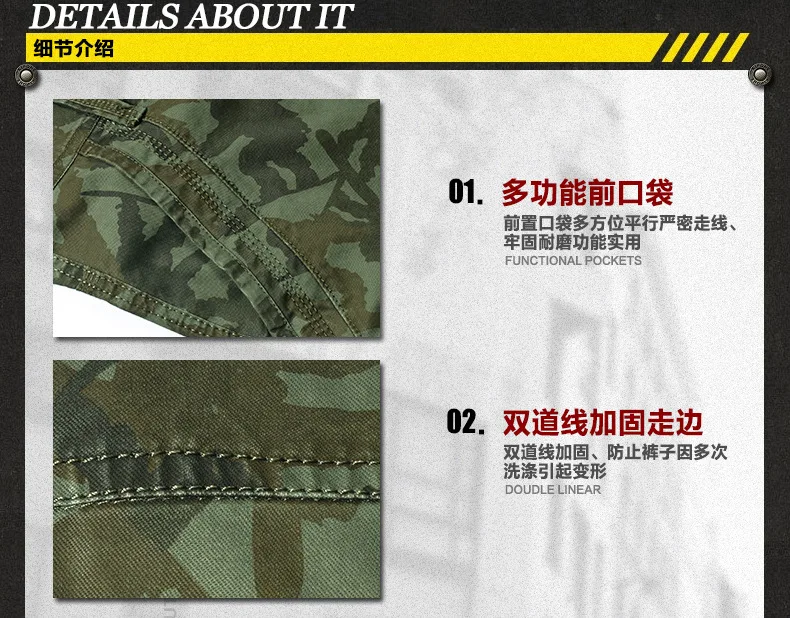 No Belt Camouflage Camo Cargo Shorts Men 2026 New Mens Casual Shorts Male Loose Work Shorts Man Military Short Pants Plus Size