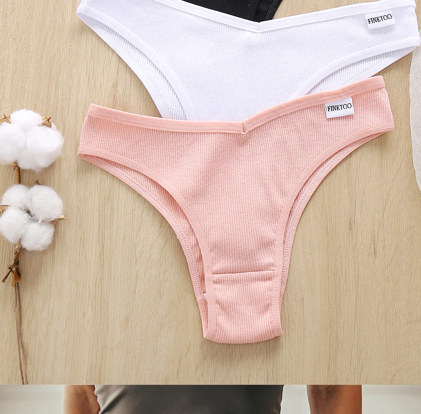 5PCS/Set Cotton Lingerie Panties Sexy Underwear Women Briefs Tangas Female Underpants Pantys Thong Panties Bikini Solid 13 Color