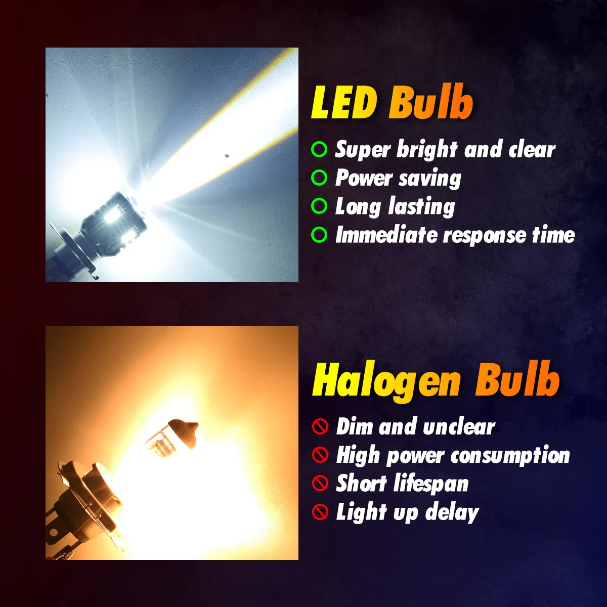 1pcs 9003 H4 Led Motorcycle Headlight 12V H4 Led Moto Bulbs 16000LM Super Bright 6500K White Motorbike Head Lamp Accessories
