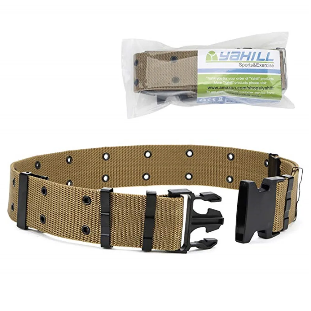 Wide Army Belt Tactical Military Nylon Waist Belts Quick Release Hunting Training Strong Metal BuckleOutdoor Sports Waistband