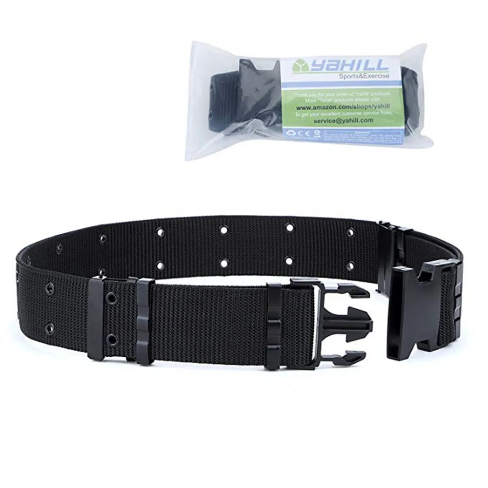Wide Army Belt Tactical Military Nylon Waist Belts Quick Release Hunting Training Strong Metal BuckleOutdoor Sports Waistband