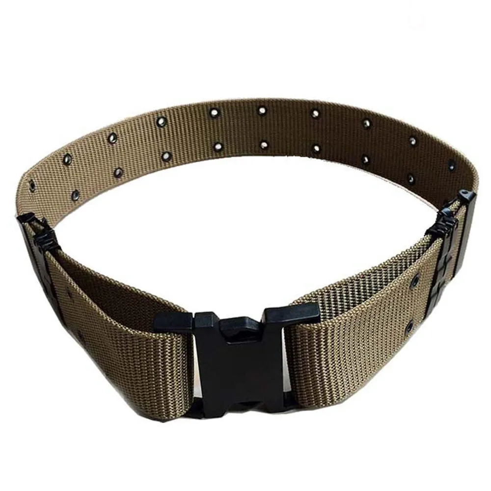Wide Army Belt Tactical Military Nylon Waist Belts Quick Release Hunting Training Strong Metal BuckleOutdoor Sports Waistband