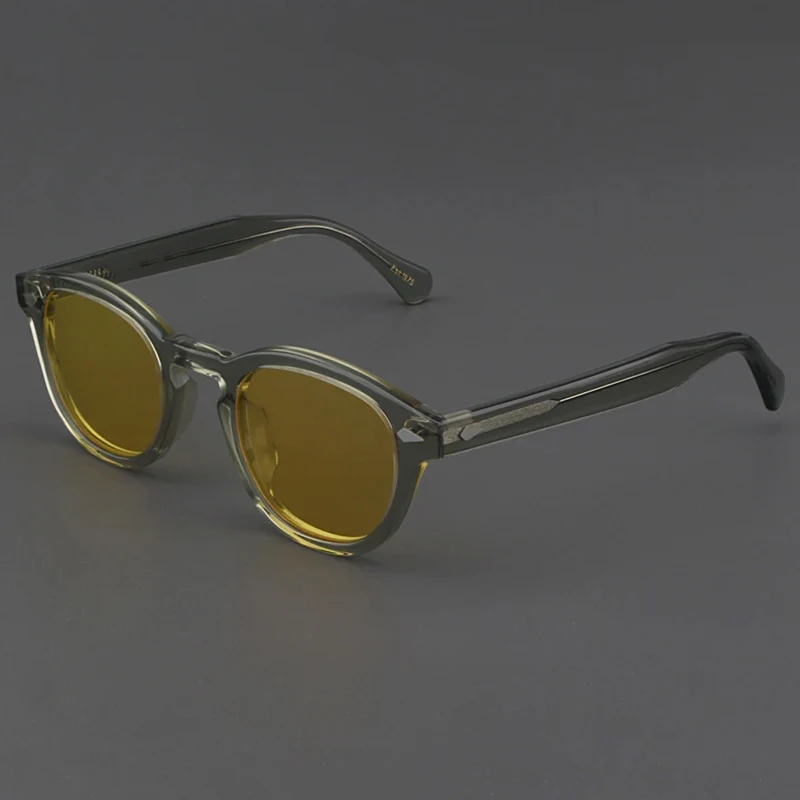 Polarized Sunglasses Men Lemtosh Johnny Depp Brand Sun Glasses Lens Woman Luxury Vintage Acetate Driver's Shade