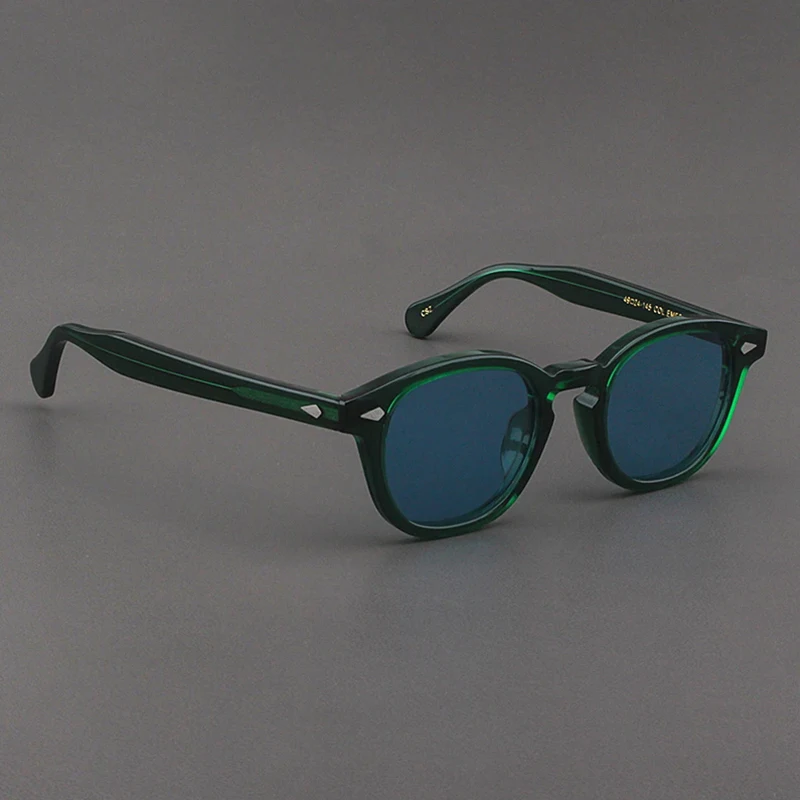 Polarized Sunglasses Men Lemtosh Johnny Depp Brand Sun Glasses Lens Woman Luxury Vintage Acetate Driver's Shade