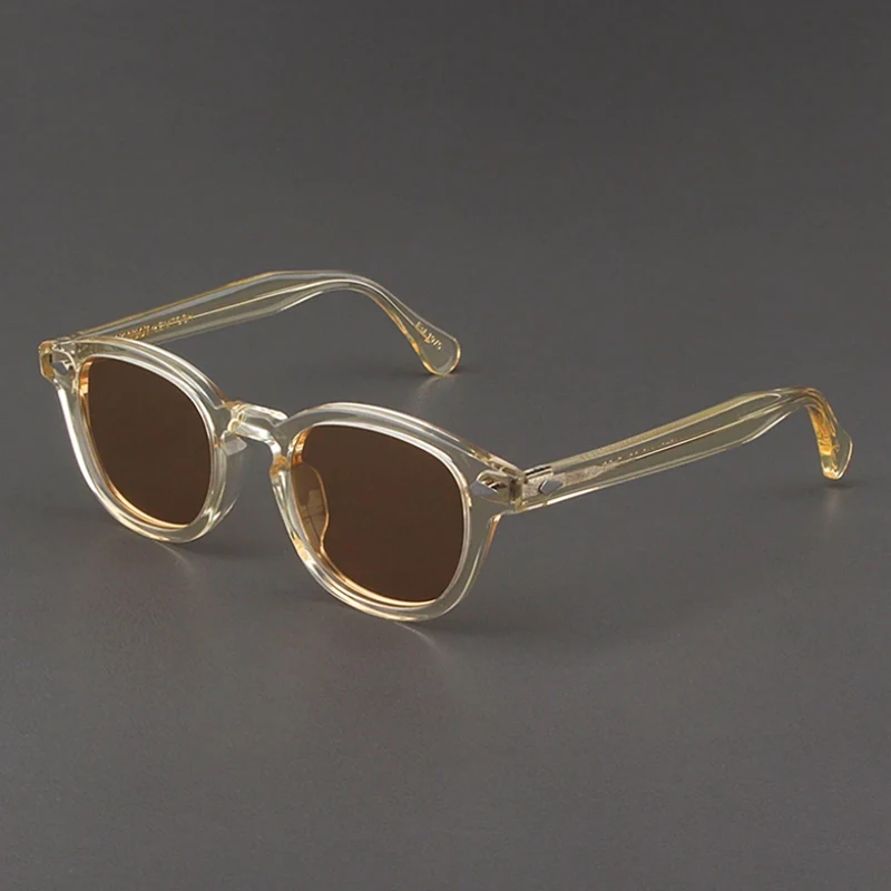 Polarized Sunglasses Men Lemtosh Johnny Depp Brand Sun Glasses Lens Woman Luxury Vintage Acetate Driver's Shade