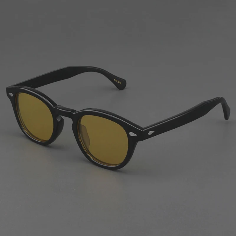 Polarized Sunglasses Men Lemtosh Johnny Depp Brand Sun Glasses Lens Woman Luxury Vintage Acetate Driver's Shade